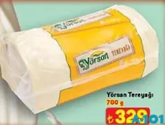 YÖRSAN TEREYAĞI 700 G fiyat ve kampanya bilgisi